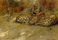 Studie der East African Leopards Arthur Wardle